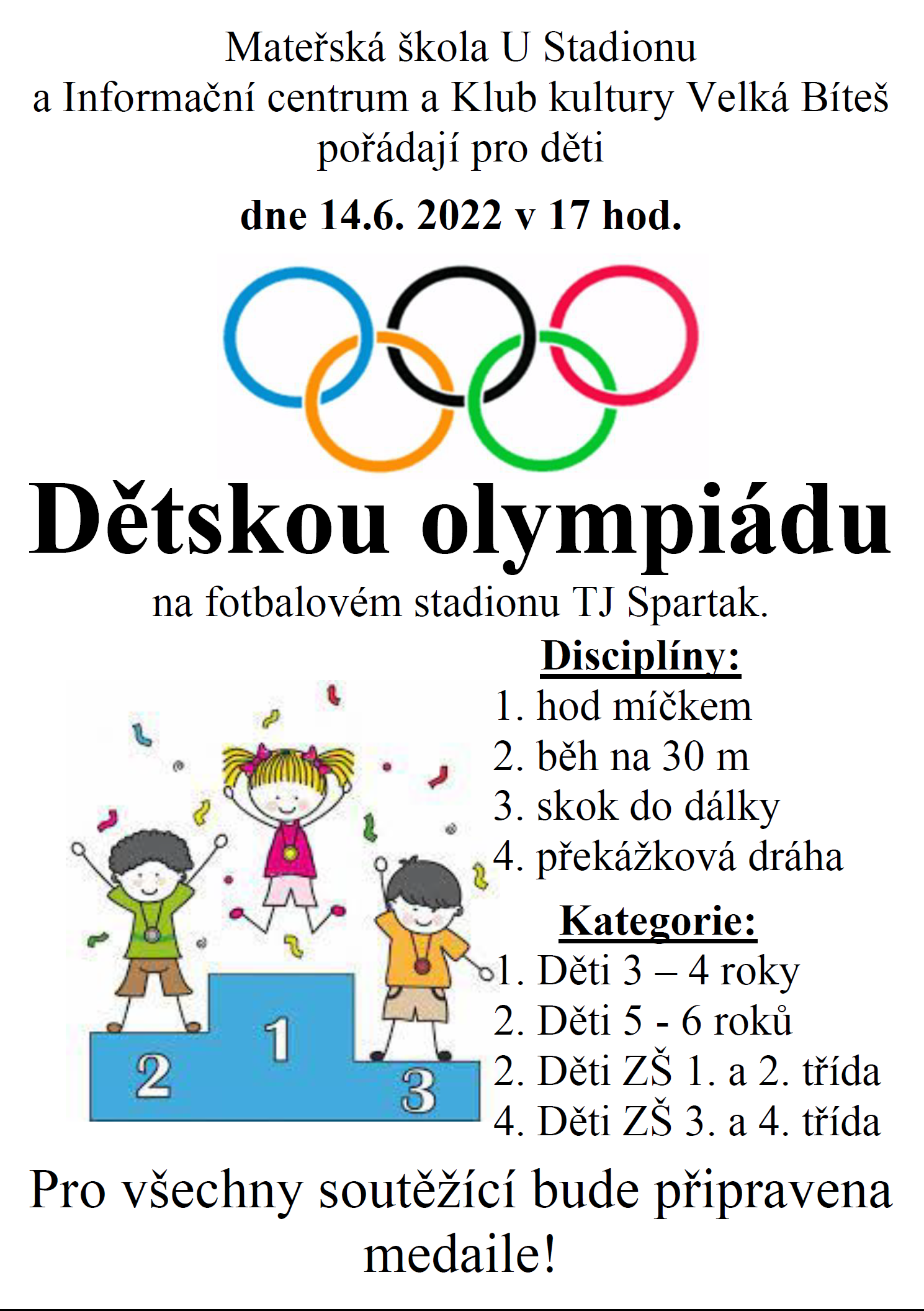Dětská olympiáda 2022