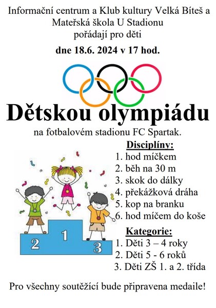Dětská olympiáda plakát copy copy copy