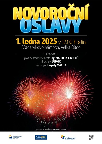 Novoroční oslavy 20251